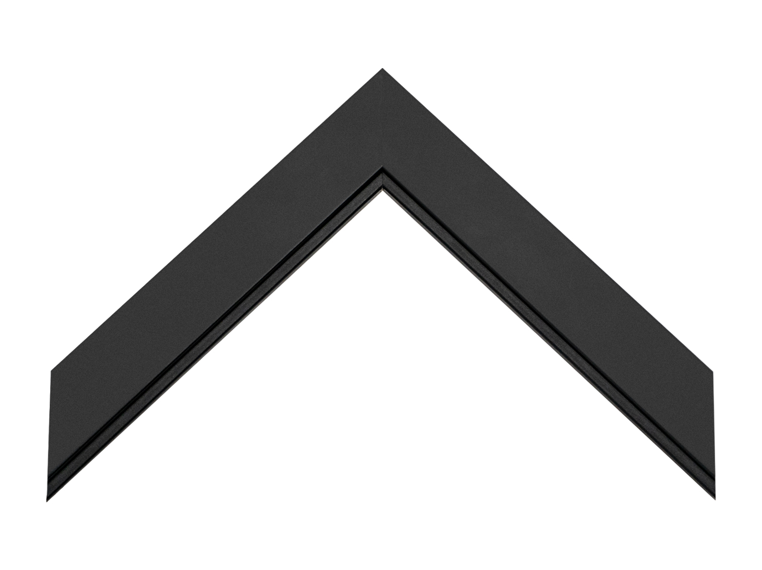 Gemini Wood Moulding - SATIN BLACK FLAT BLK10