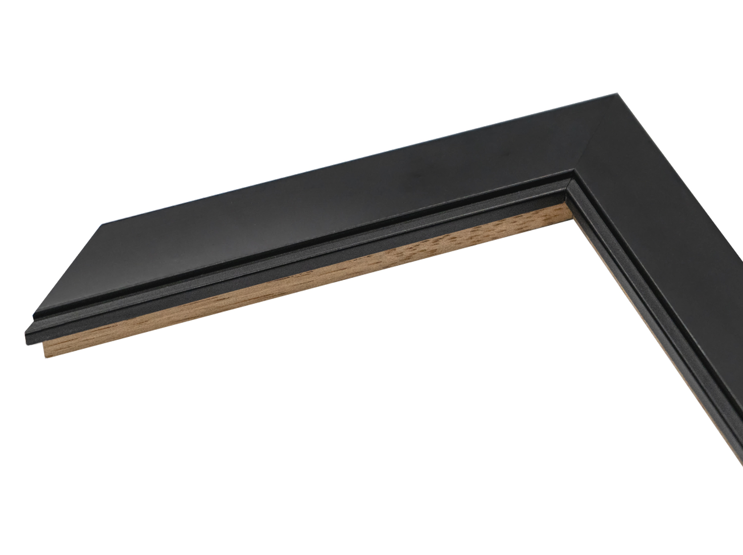 Gemini Wood Moulding - SATIN BLACK FLAT BLK10 - Image 3
