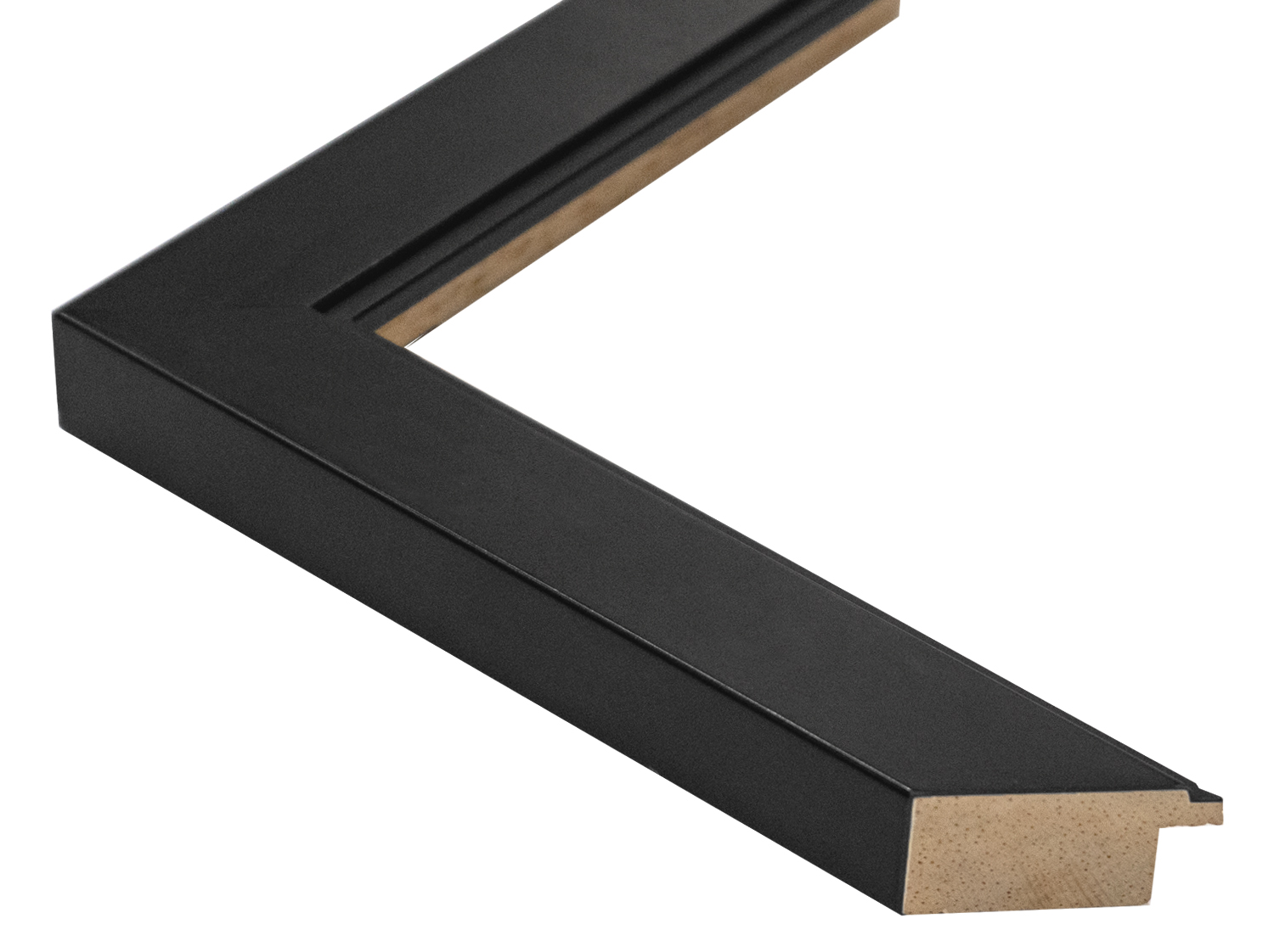 Gemini Wood Moulding - SATIN BLACK FLAT BLK10 - Image 2