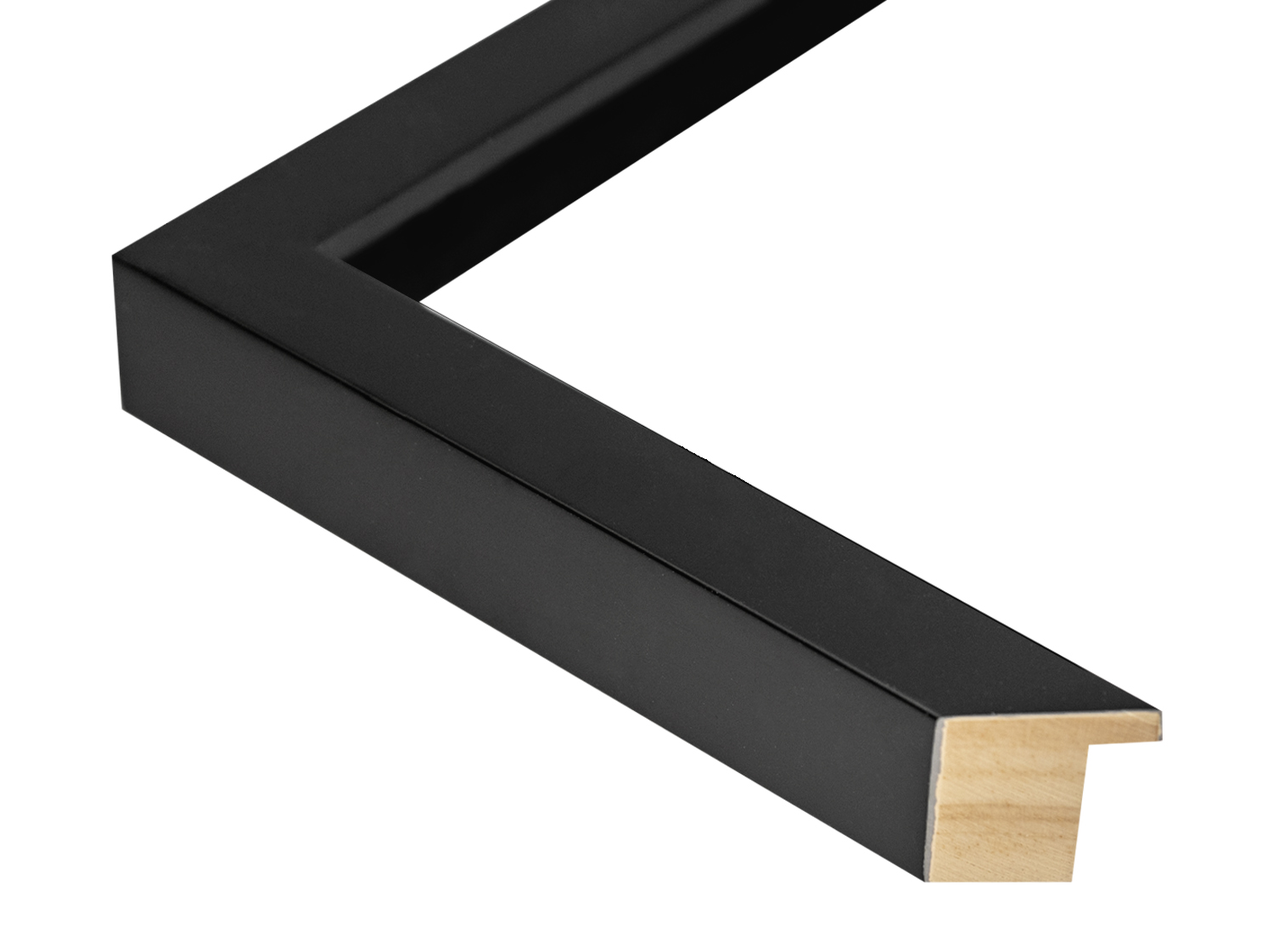 Gemini Wood Moulding - SATIN BLACK CAP BLK5 - Image 3