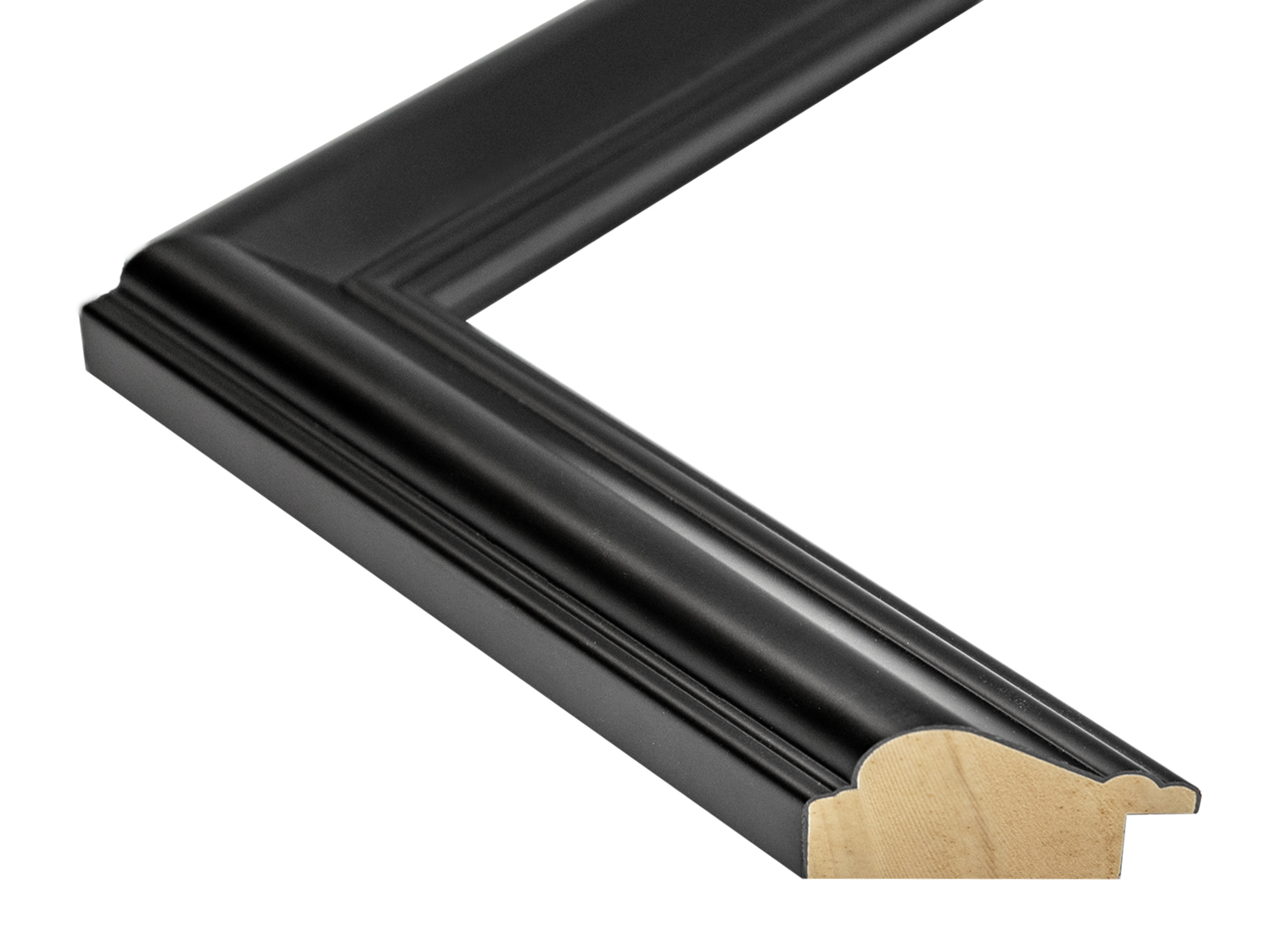 Gemini Wood Moulding - SATIN BLACK BLK9 - Image 3