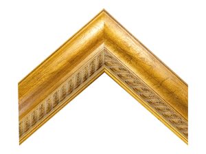 Gemini Wood Moulding - GOLD WITH BRAIDED LIP G-1279