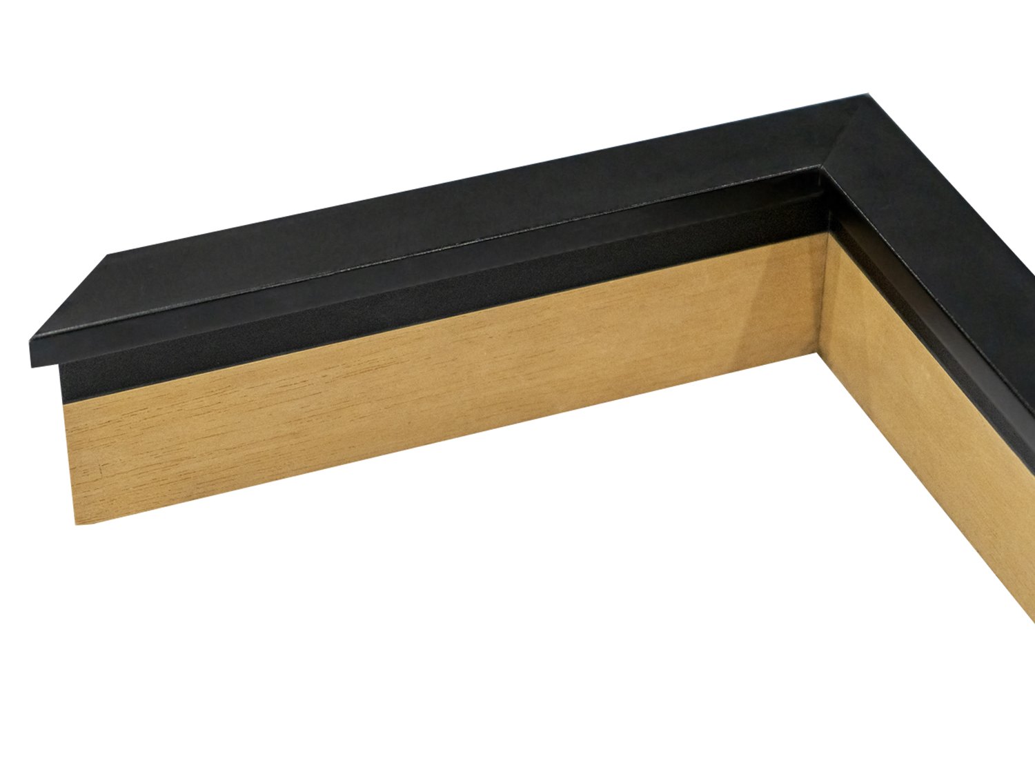UFP Wood Moulding - 13/16" W Matte Black (1 5/8" D Shadowbox) - G-201-423R - Image 2