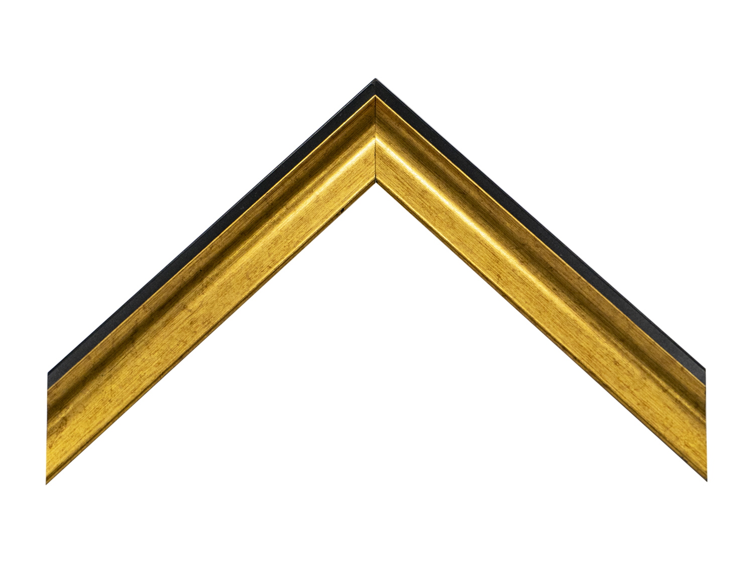 Gemini Wood Moulding - GOLD PANEL/BLACK BACK G-7103