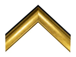 Gemini Wood Moulding - GOLD PANEL WITH BLACK BACK G-7203