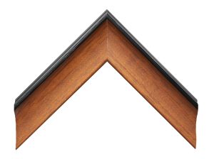 Gemini Wood Moulding - WALNUT PANEL/BLACK BACK G-7207