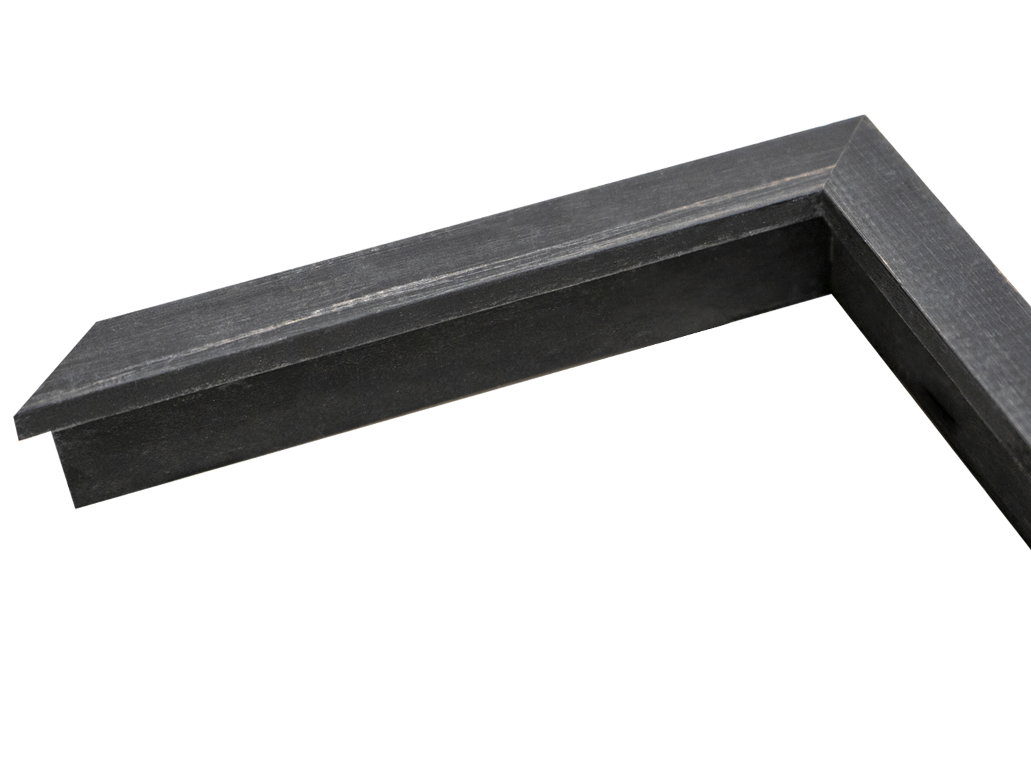 UFP Wood Moulding G-B950 - 3/4" Wide Country Charcoal Black Rustic Flat Wood Picture Frame Moulding