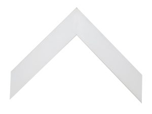 UFP Wood Moulding - 1 1/4" W Matte White (2 7/16" D Shadowbox) - G-N1531