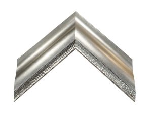 Fotiou Wood Moulding - ORNATE BRIGHT SILVER LEAF (JS6425BS)