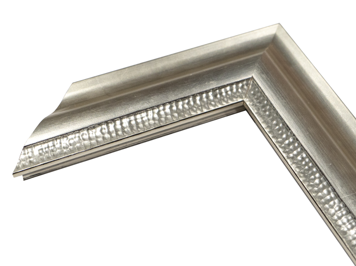Fotiou Wood Moulding - ORNATE BRIGHT SILVER LEAF (JS6425BS) - Image 2