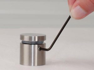 TAMPER PROOF STANDOFF 1 BARREL X 1 CAP STAINLESS STEEL *SPECIAL ORDER