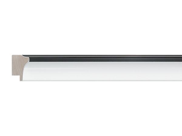 Gemini Wood Moulding - WHITE PANEL/BLACK BACK