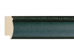 Gemini Wood Moulding - BLUE / BEADED BACK