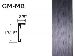 Gemini Metal Moulding - Matte Black