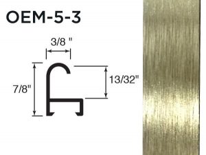 Gemini Metal Moulding - Gold