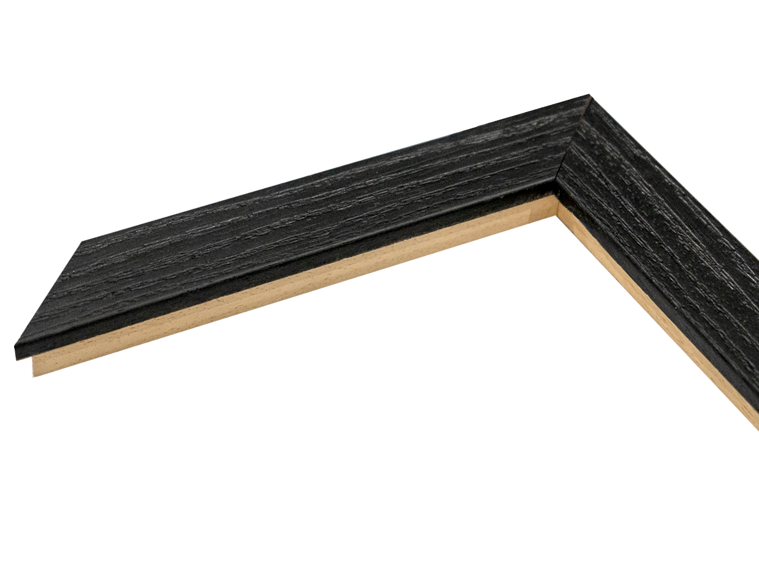 UFP Wood Moulding - Oak Grain 1 3/8" Black G-G2010 - Image 2