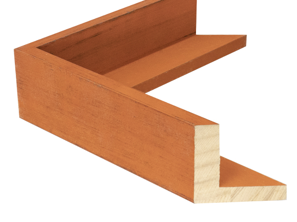 UFP Wood Moulding - 2" x 3/8" Bourbon Orange Country Colors Floater G-B977 - Image 3