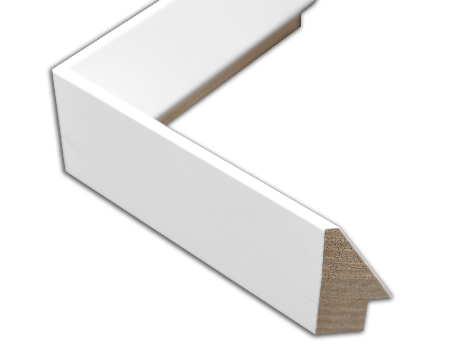 UFP Wood Moulding - 7/8" Edge Matte White Stem G-P2651 - Image 3