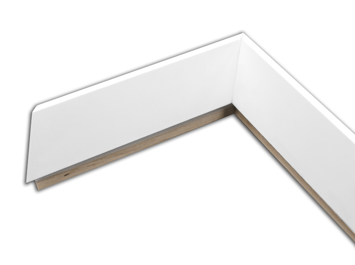 UFP Wood Moulding - 7/8" Edge Matte White Stem G-P2651 - Image 2