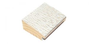 Gemini Wood Moulding - 2 1/2" WHITE W/ BRONZE**