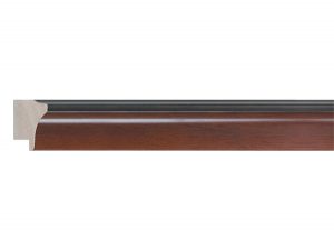 Gemini Wood Moulding - WALNUT PANEL/BLACK G-7107