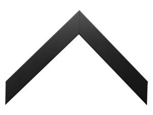 Studio Moulding - 1 3/8" H Flat Matte Black G-22201