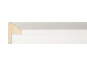 UFP Wood Moulding - 2" H Matte White Floater Frame G-P2021