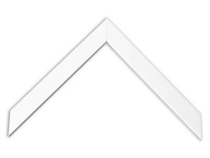 Studio Moulding - 1 1/8" H Flat Matte White G-27760