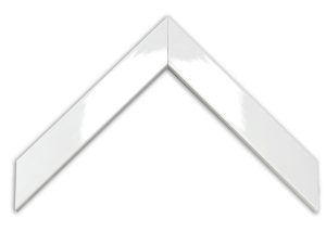 Studio Moulding - 1" W Flat White Gloss (1 5/16" D Shadowbox) - G-74750