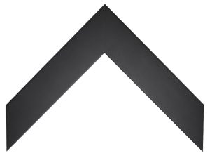 Studio Moulding - 1 1/2" W Matte Black (1 15/16" D Shadowbox) - G-27801