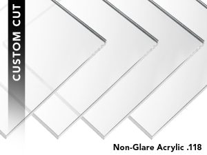 Non-Glare Acrylic .118 - NG118 (Custom Cut to Size)
