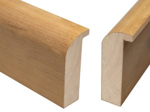 Gemini Wood Moulding - 3" H CHERRY ROUNDED UNFINISHED MOULDING (23-SC RAW WOOD) **DISC