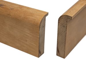 Gemini Wood Moulding - 4" H CHERRY ROUNDED UNFINISHED MOULDING (28-SC RAW WOOD) **DISC