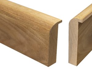 Gemini Wood Moulding - 4" H WALNUT ROUNDED UNFINISHED MOULDING (29-SC RAW WOOD) **DISC