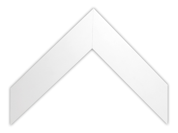 Gemini Wood Moulding - WHITE BLOCK G-7556