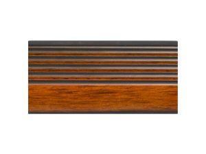 Gemini Wood Moulding - 1 1/4" STEPPED WALNUT HS-1 **OVERSTOCK