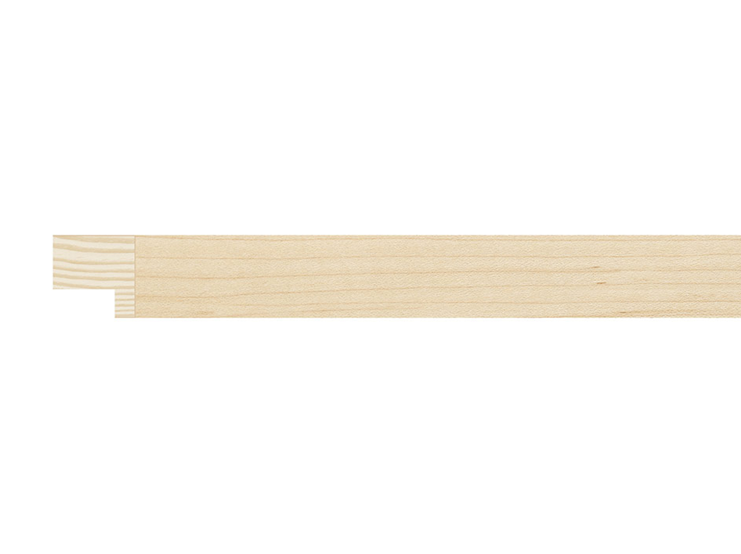 Gemini Wood Moulding - Solana 3/4" Flat Natural Maple G-1079113 - Image 3
