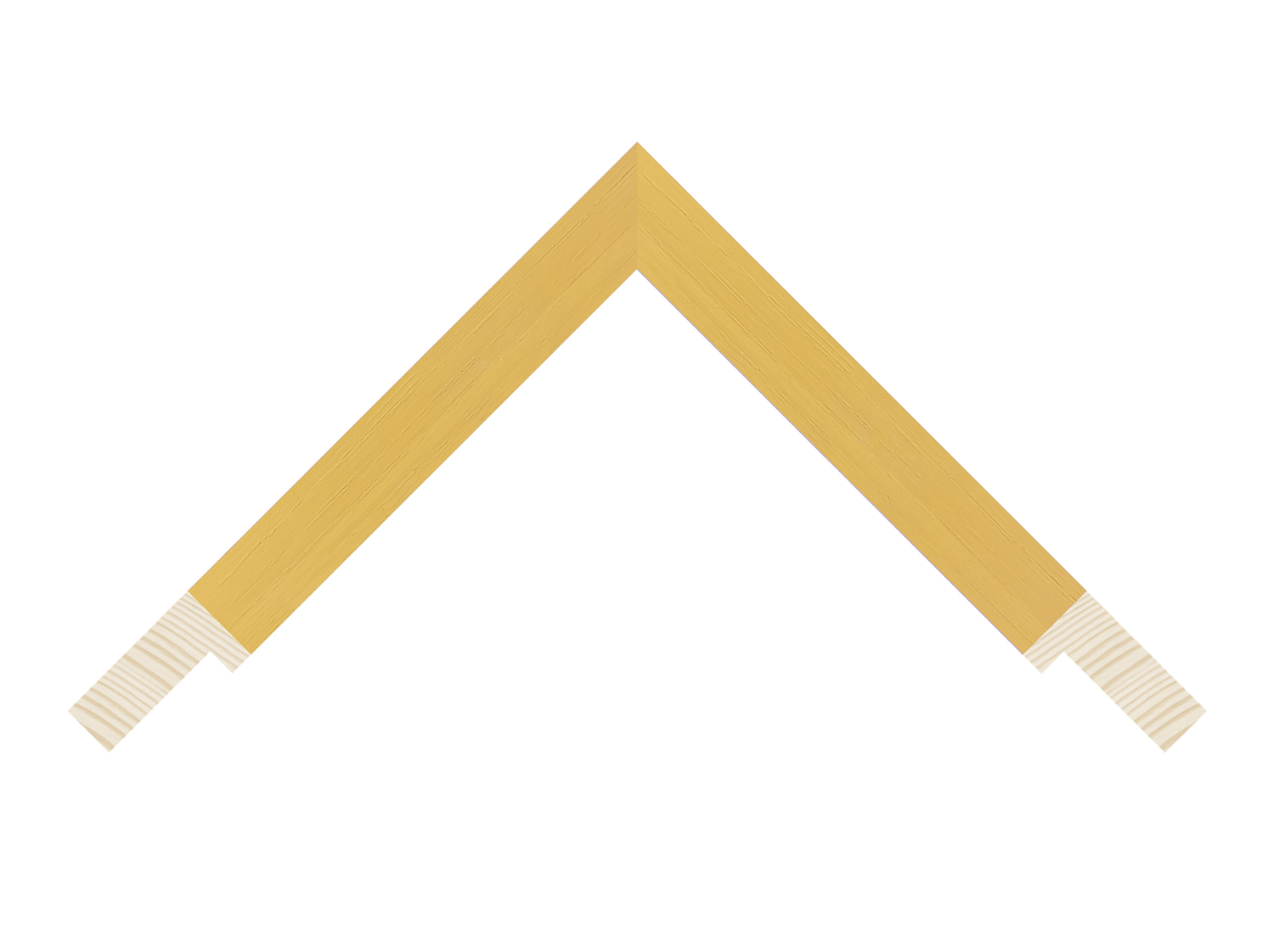 Gemini Wood Moulding - Solana 3/4" Mustard Stain Cap w/ Natural Oak Sides G-1083165
