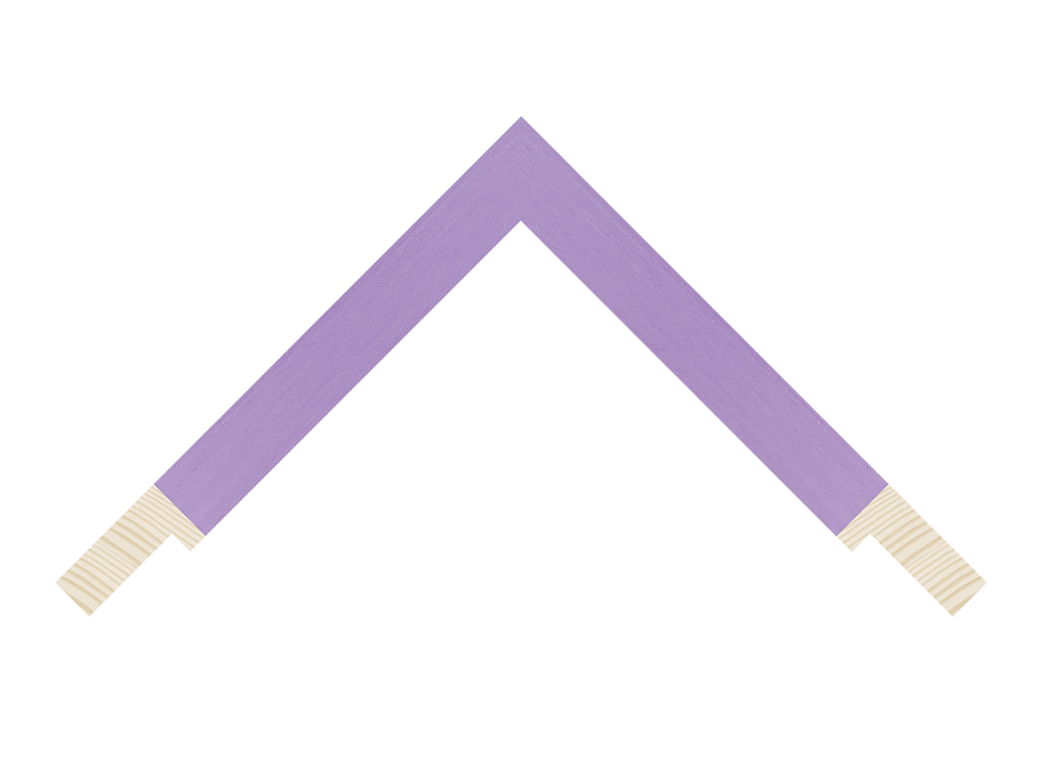 Gemini Wood Moulding - Solana 3/4" Lilac Stain Cap w/ Natural Oak Sides G-1083167