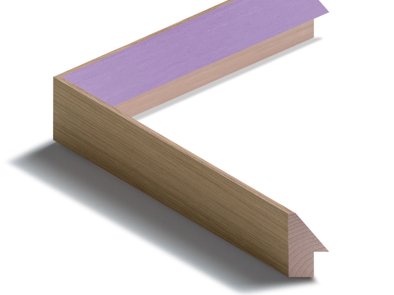 Gemini Wood Moulding - Solana 5/8" Edge Lilac Stain w/ Natural Oak Sides G-1227167 - Image 2
