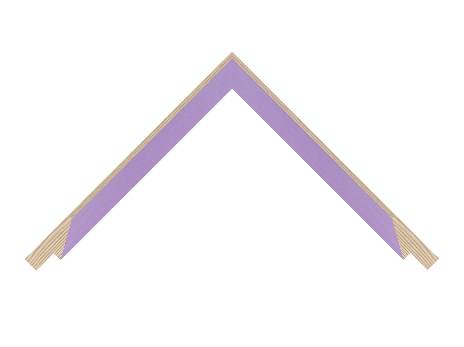Gemini Wood Moulding - Solana 5/8" Edge Lilac Stain w/ Natural Oak Sides G-1227167