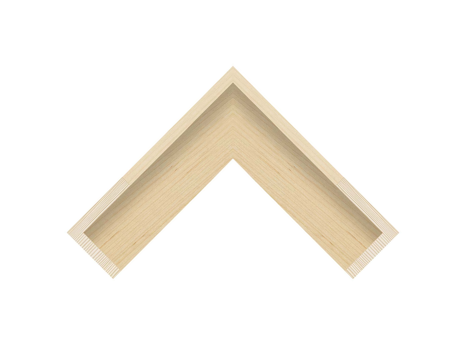 Gemini Wood Moulding - Solana 3/8" Natural Maple Float Frame (2" D) G-1247113