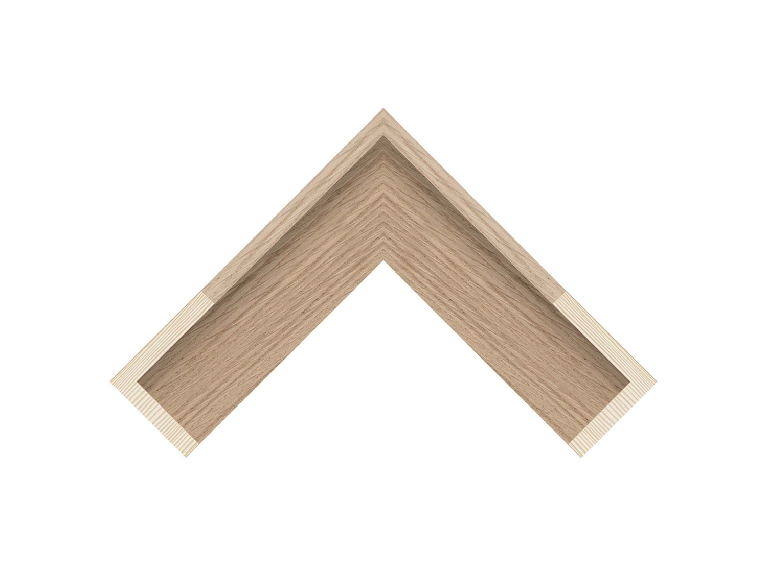 Gemini Wood Moulding - Solana 3/8" Natural Oak Float Frame (2" D) G-1247115