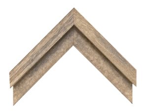 UFP Wood Moulding - 13/16" W Owl Brown Barnwood Floater (1 1/2" D) G-B871